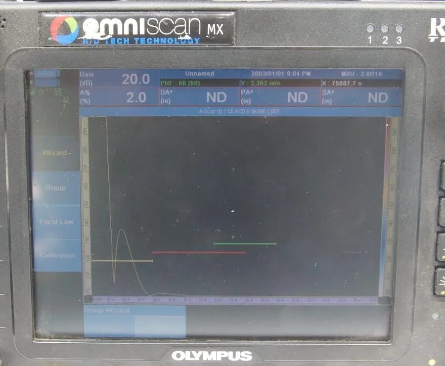 Дефектоскоп OLYMPUS OMNISCAN MX PHASED ARRAY ULTRASONIC FLAW DETECTOR NDT w OMNI