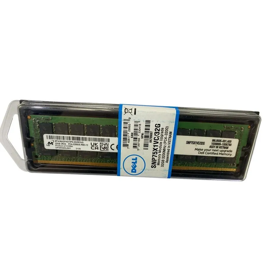 Модуль памяти PC4-3200 DELL SNP75X1VC/32G AA799087 32GB 2RX4 DDR4 RDIMM Server R