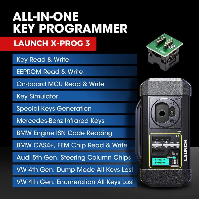 Диагностический сканер LAUNCH X431 PAD V VII X-PROG3 IMMO PLUS Diagnostic Tool K