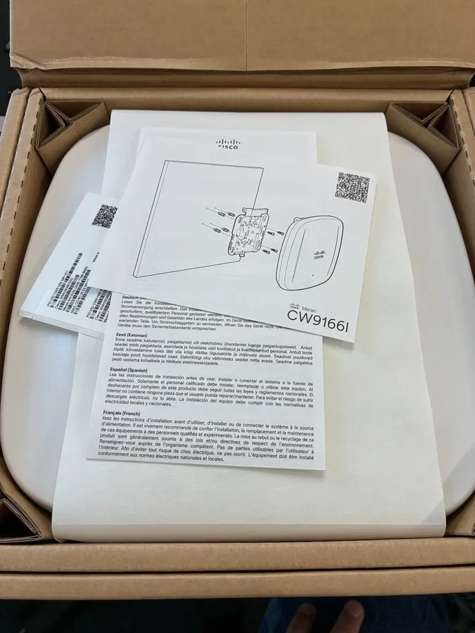 Точка доступа Wi-Fi Cisco Meraki (CW9166i-MR) Tri-Band Indoor Wireless Access Po