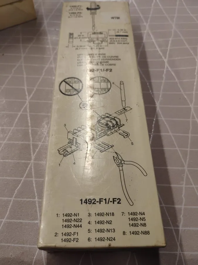 Клеммная колодка Allen Bradley 1492-F1, 1492 Terminal Blocks — фото лота 2