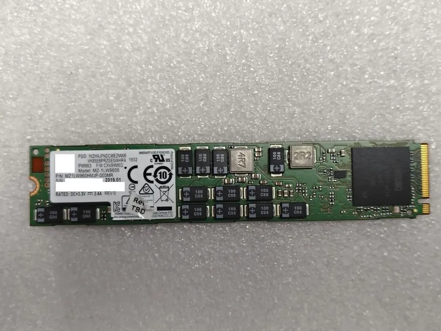 SSD-накопитель MZ-1LW9600 Samsung PM963 Series 960GB NVMe PCI Express M.2 22110 