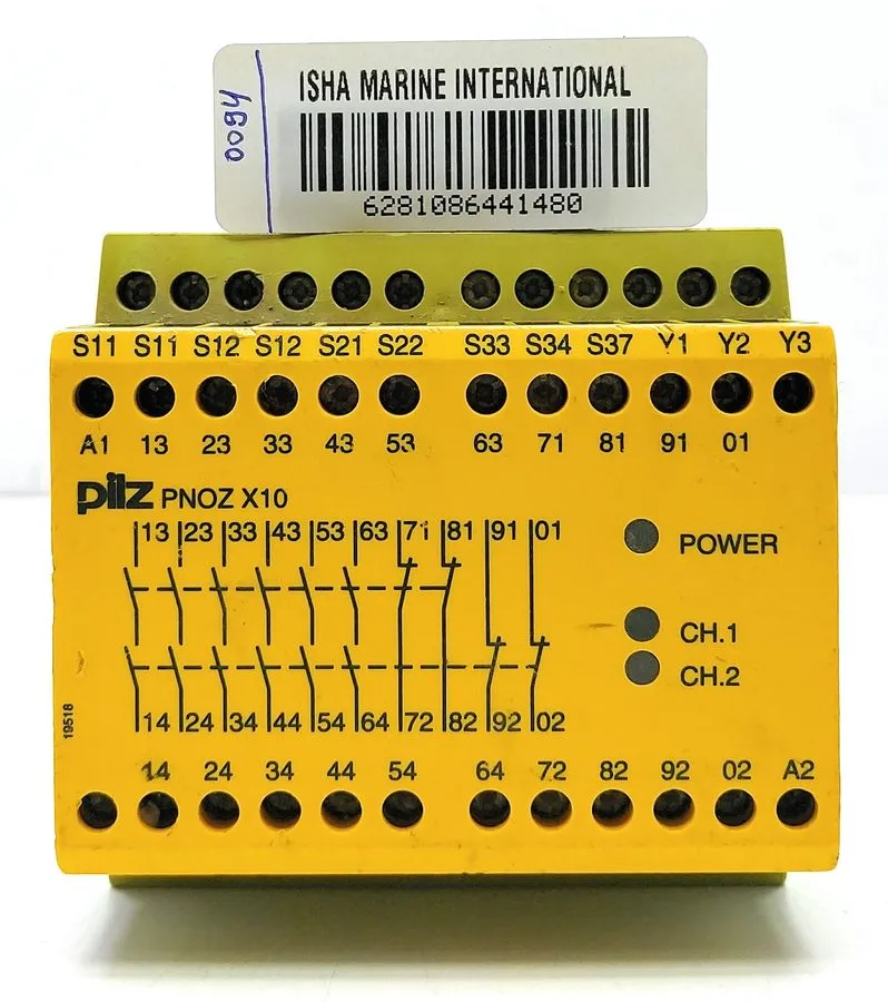 Реле безопасности Pilz PNOZ X10 24VDC Safety Relay 2494