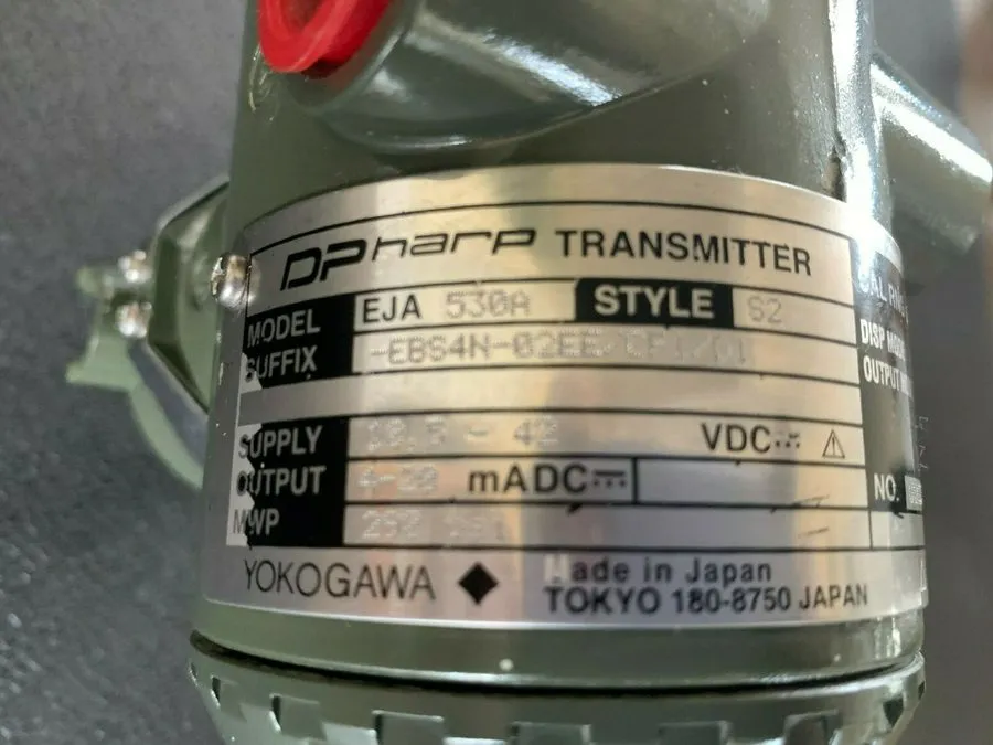 Датчик давления YOKOGAWA EJA530A Gauge Pressure Transmitter Output 4-20ma Dc