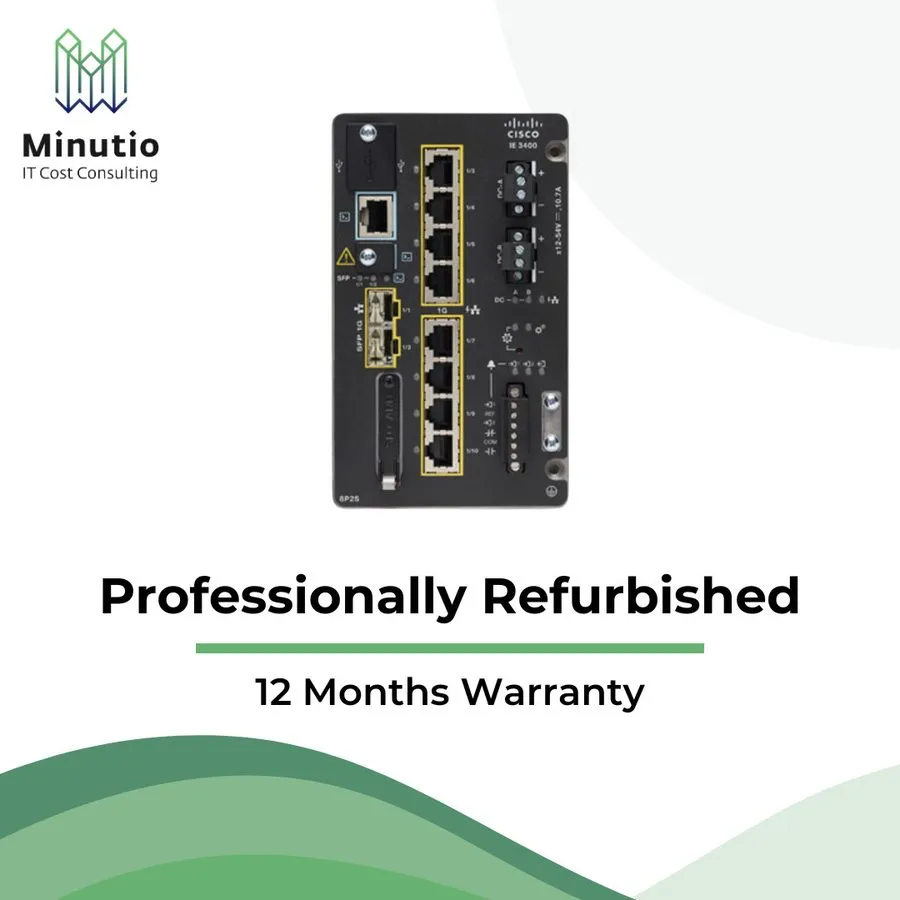 Коммутатор Cisco IE-3400-8P2S-E