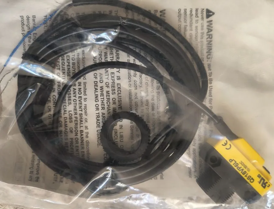 Фотоэлектрический датчик BANNER QS18VP6LPQ8 PHOTOELECTRIC SENSOR SWITCH 10-30VDC — фото лота 1
