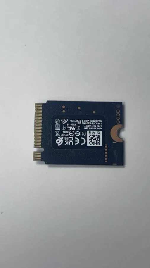 SSD-накопитель Micron 2550 512GB M.2 2230 NVMe PCIe Gen4 x4 SSD MTFDKBK512TGE
