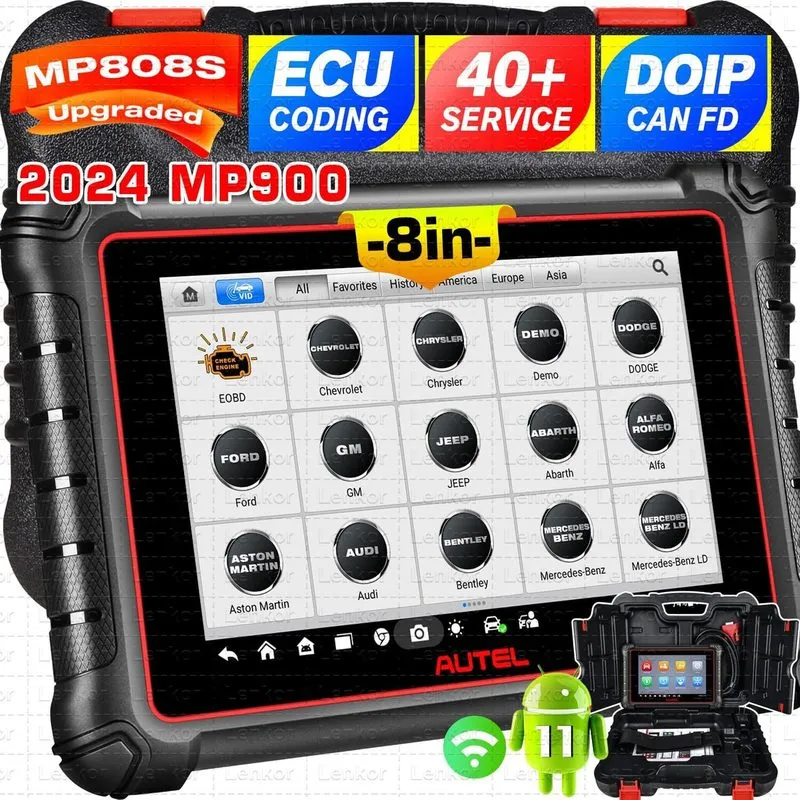 Диагностический сканер Autel MaxiPRO MP900E OBD2 Diagnostic Scanner Tool Key Cod — фото лота 1