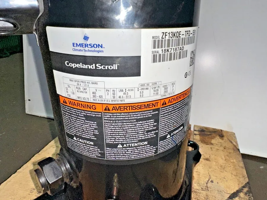 Компрессор COPELAND ZF13KQE-TFD-551 Compressor — фото лота 2