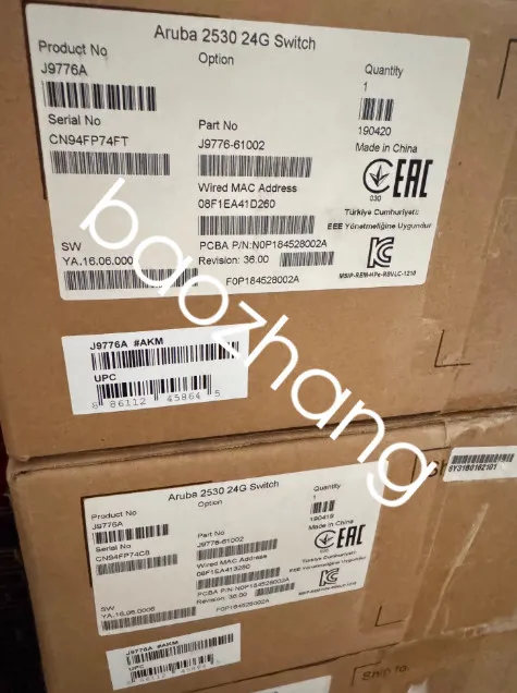 Коммутатор ARUBA A2530 24G J9776A Switch via FedEx or DHL