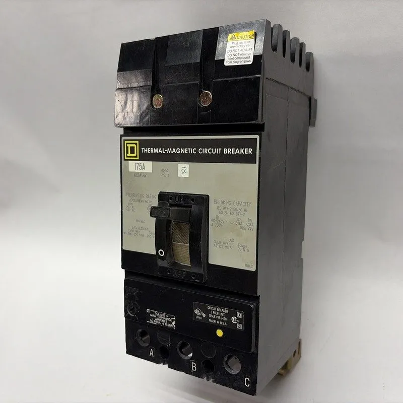 Автоматический выключатель SQUARE D KC34175 175A 480V 3POLE ILINE Circuit Breake — фото лота 3