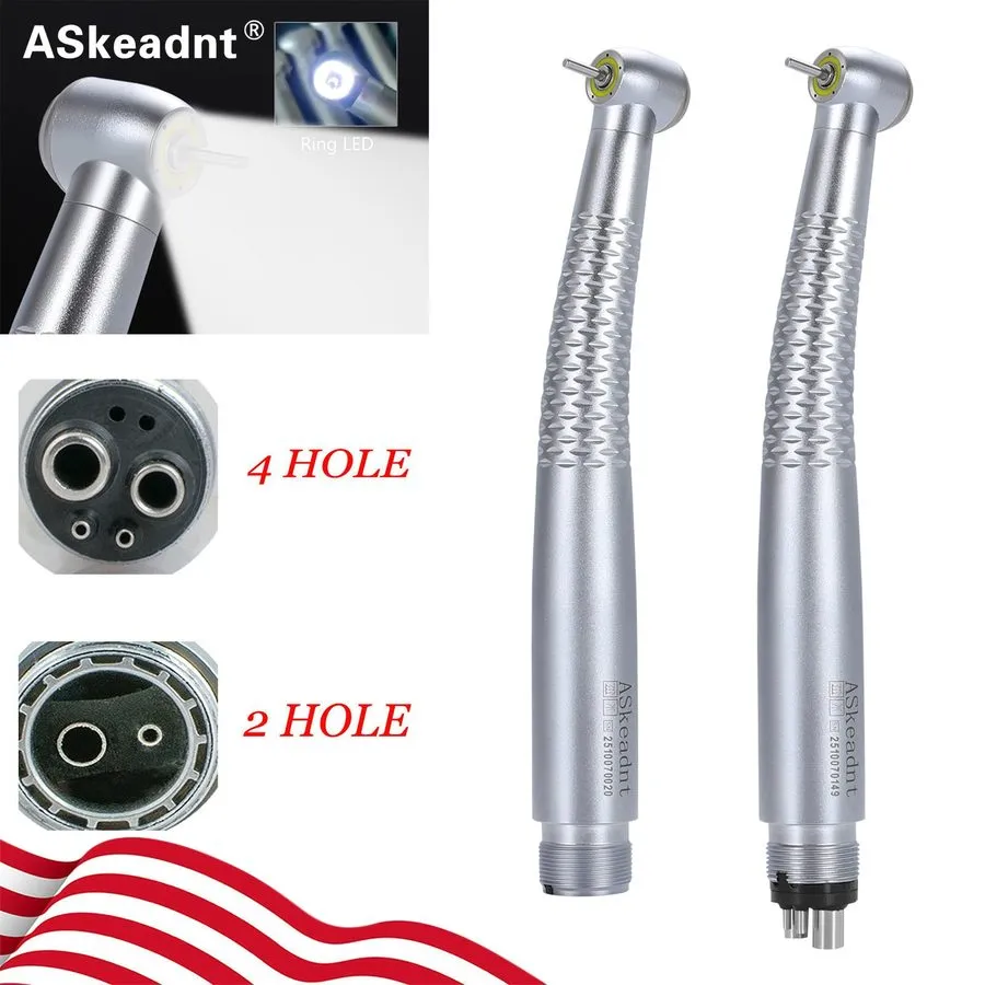 Стоматологический наконечник Dental Fiber Optic LED E-generator high speed handp