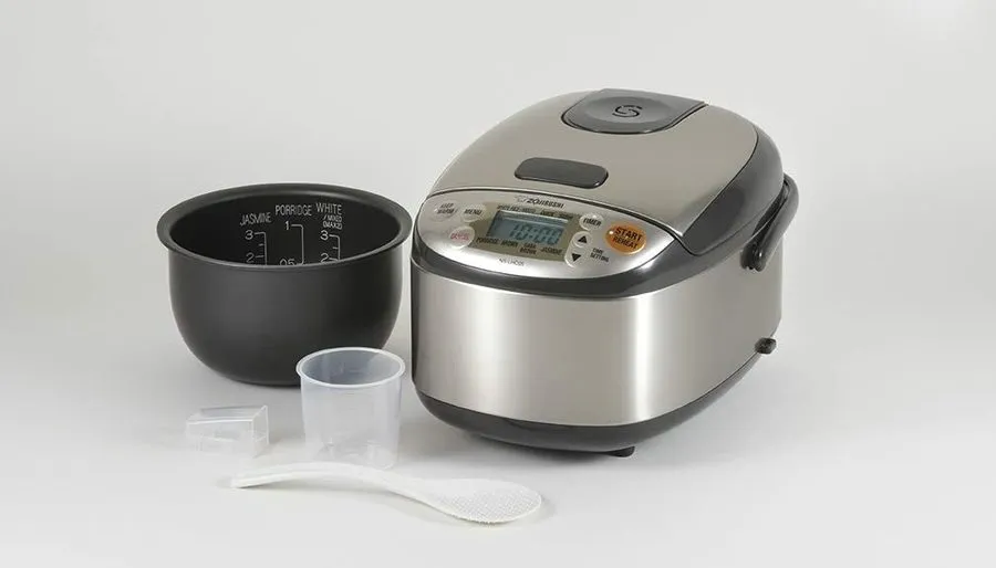 Рисоварка NS-LHC05 Micom Rice Cooker & Warmer Stainless Dark Brown 3 Cups Uncook