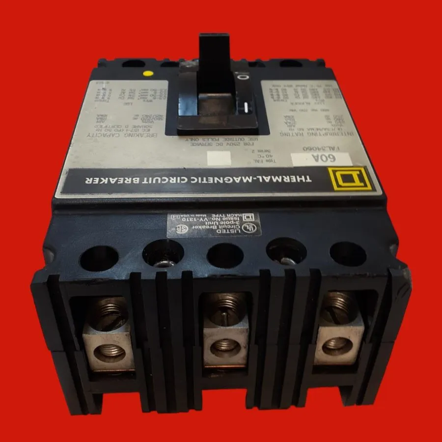 Автоматический выключатель Square D 60 Amp 18kA@480V Max Circuit breaker FAL3406 — фото лота 2