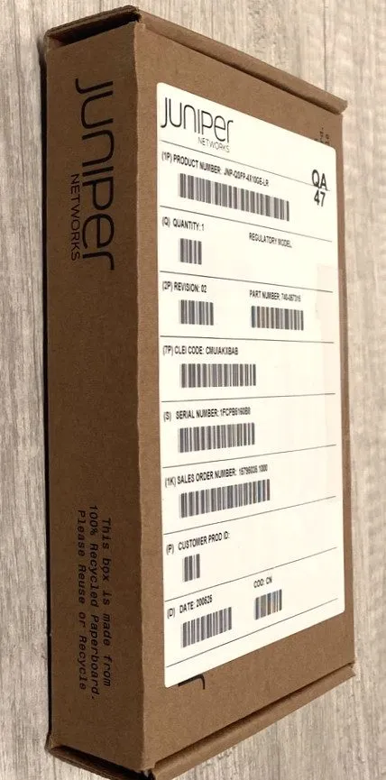 Трансивер Juniper JNP-QSFP-4X10GE-LR 740-057315 40G QSFP+ 4x10G LR upto 10km SMF