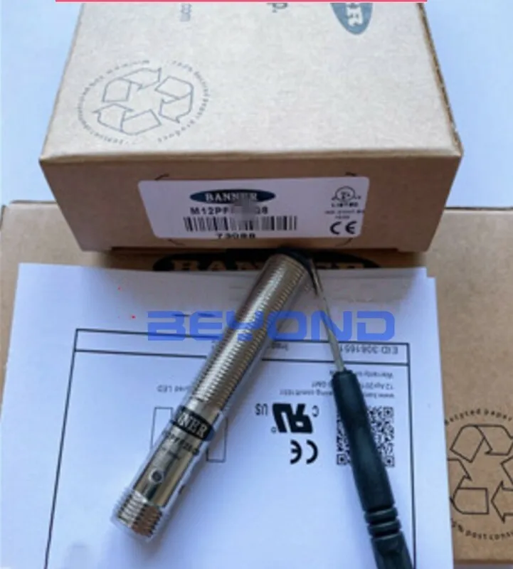 Фотоэлектрический датчик Banner M12PFF50Q8 Photoelectric Sensor 10-30v-dc