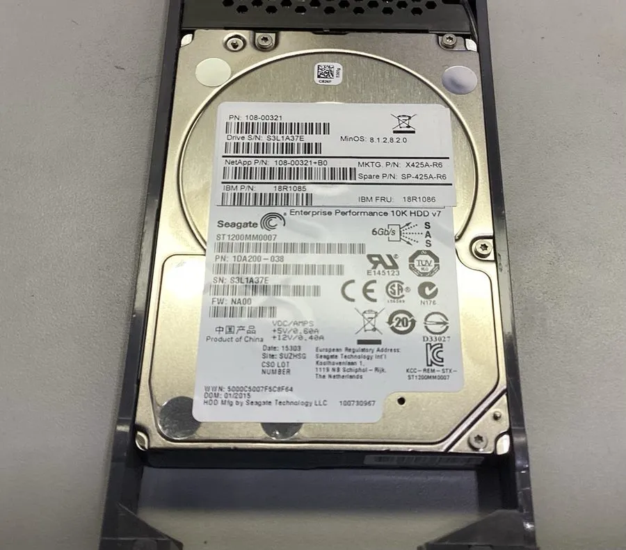 Жёсткий диск DELL 0RMCP3 1.2TB 10K 2.5‘’ 6Gbps SAS ENT HDD ST1200MM0007 Hard Dri
