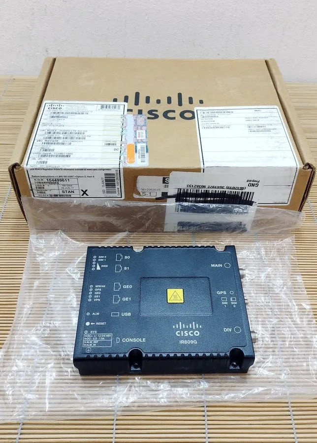 Маршрутизатор Cisco IR809G-LTE-NA-K9 809 Industrial ISR 4G/LTE Multimode