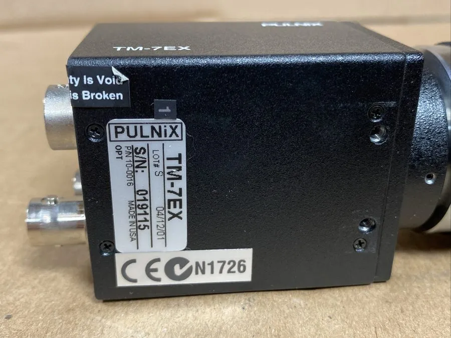 Объектив PULNiX TM-7EX Machine Vision Camera w/ Cosmicar Television Lens 12.5mm 