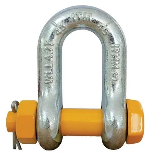 Таль ITM 8T Dee Shackle Yellow Pin Safety Lifting Hoist Rigging Anchor TM9202-08