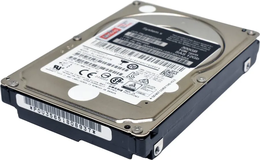 Жёсткий диск IBM Lenovo Toshiba 300GB 2.5" 10K 12G SAS HDD Hard Drive AL14SEB030 — фото лота 1