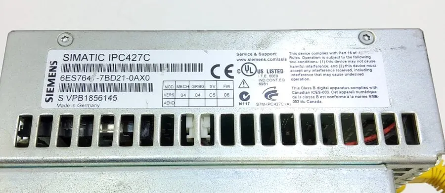 Промышленный компьютер Siemens 6ES7647-7BD21-0AX0 Simatic IPC427C Microbox PC