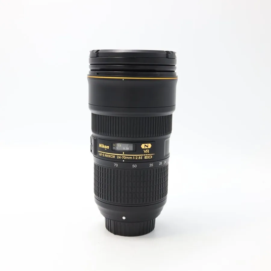 Объектив #Nikon NIKKOR AF-S 24-70mm F/2.8E ED VR Lens + pouch — фото лота 1