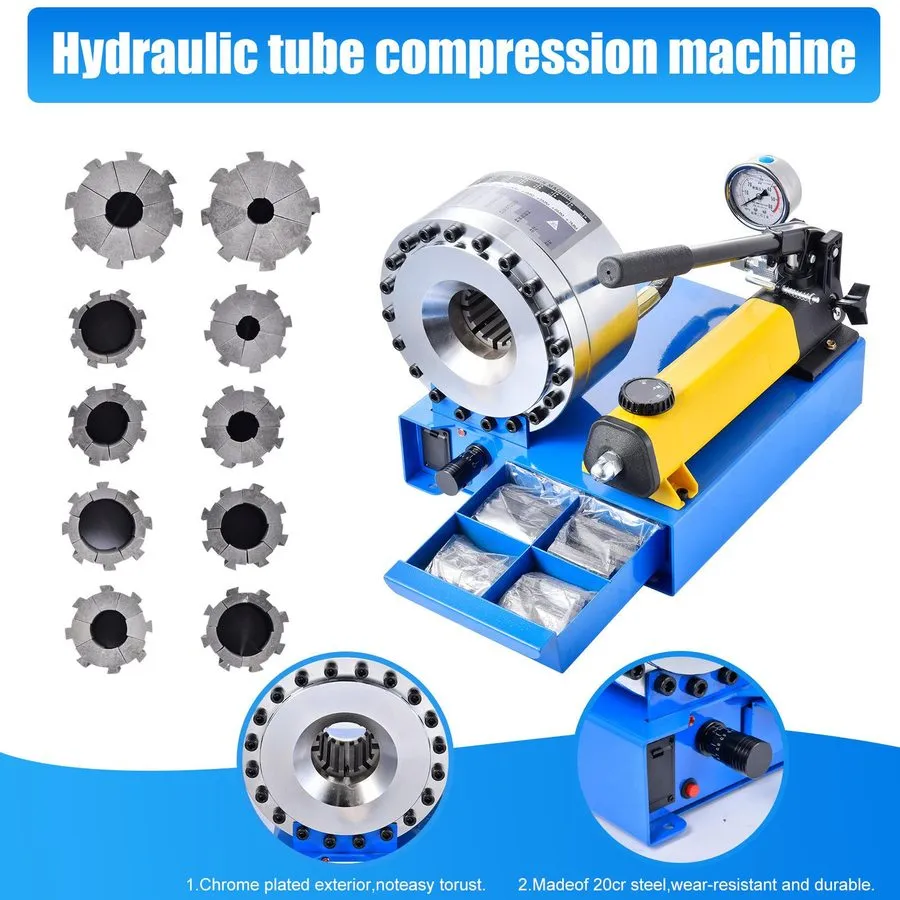 Трубопроводная арматура Portable Hydraulic Hose Crimper Pipe Crimping Machine 10