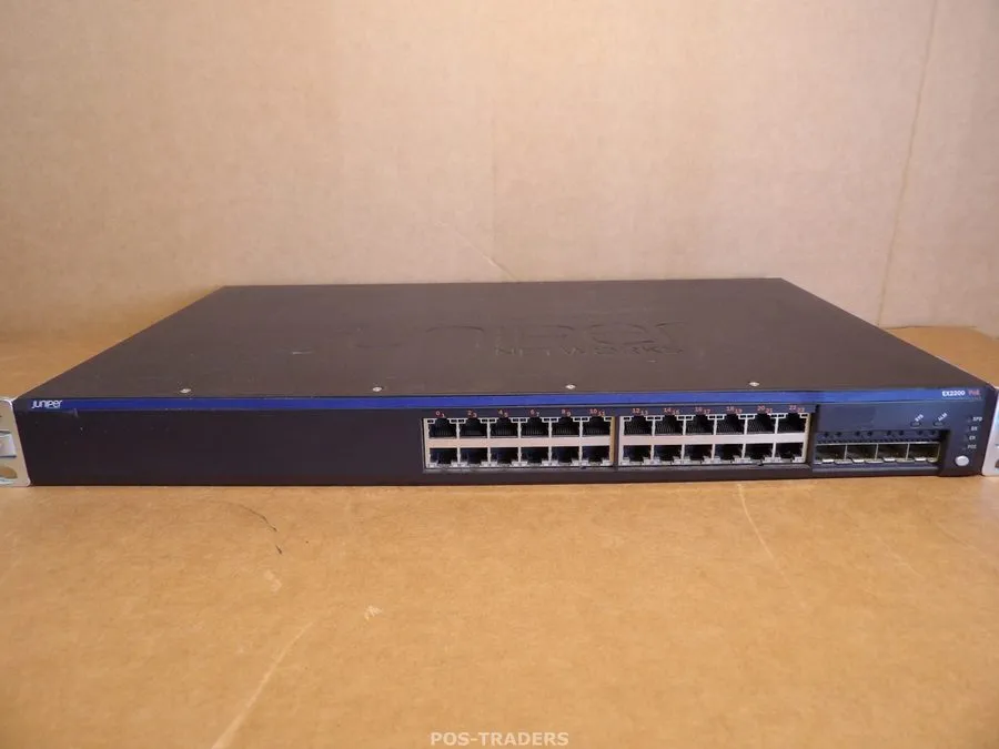 Коммутатор Juniper EX2200-24P-4G 24 Port POE Gigabit Managed Ethernet Switch
