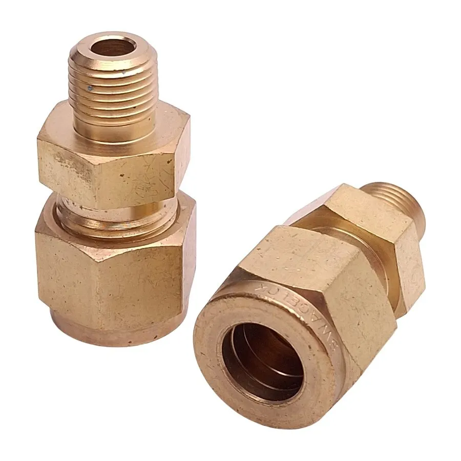 Фитинг 249993 New- Swagelok B-400-1-2 Tube Fitting; 1/8NPT x 1/4" Tube