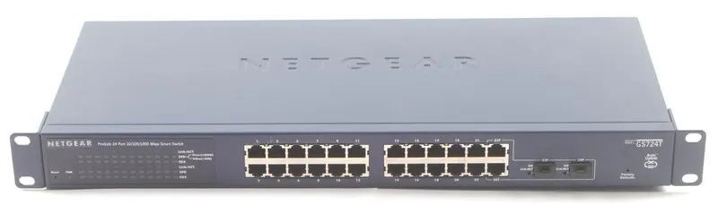 Коммутатор NETGEAR GS724T 24-Port Gigabit Managed Switch ProSAFE Rackmount VLAN