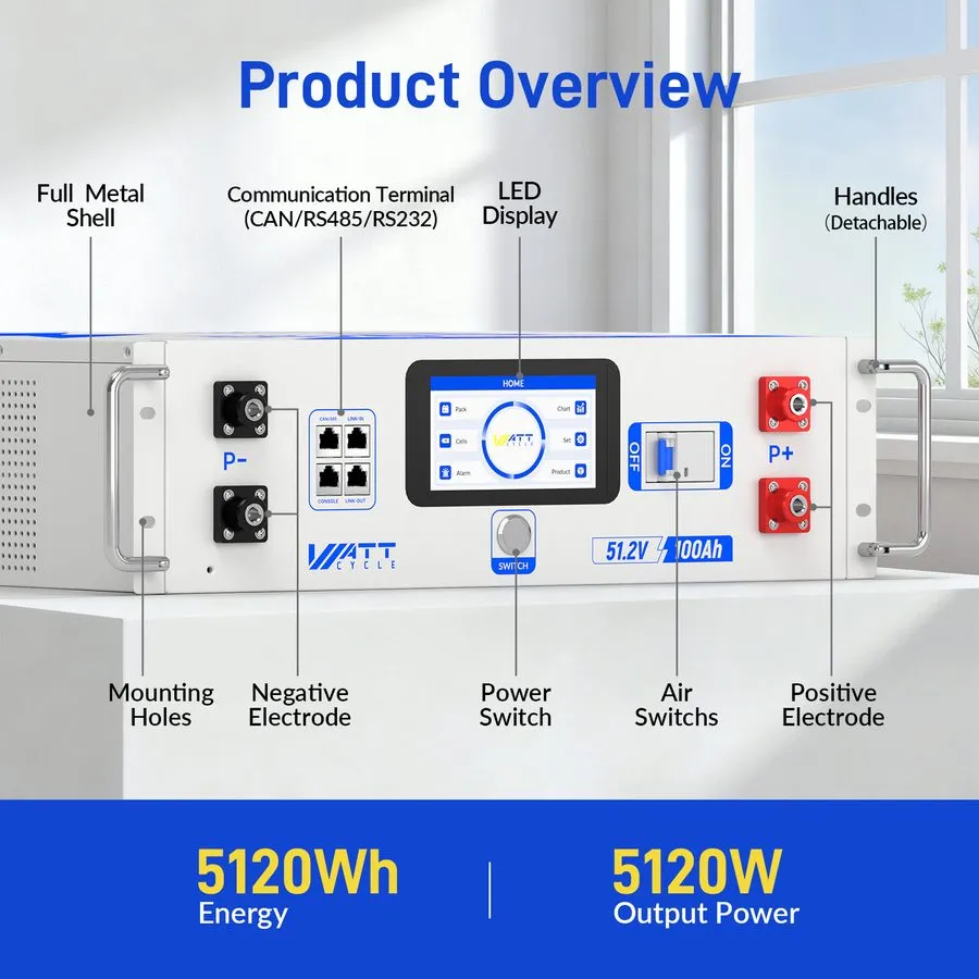 Аккумулятор 1- 61.44KWh 48V 300Ah LiFePO4 Battery 200A BMS Wall Mounted Off-grid — фото лота 2