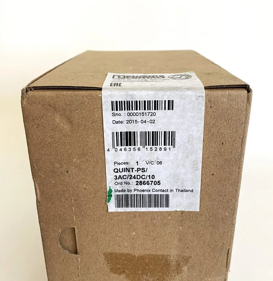 Блок питания PHOENIX Contact Power Supply QUINT-PS/3AC/24DC/10 2866705