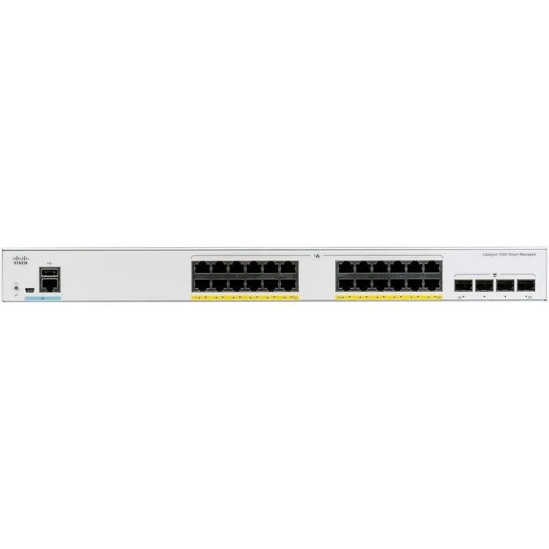 Коммутатор Cisco C1000-24T-4G-L Catalyst 1000 24port GE, 4x1G SFP uplinks