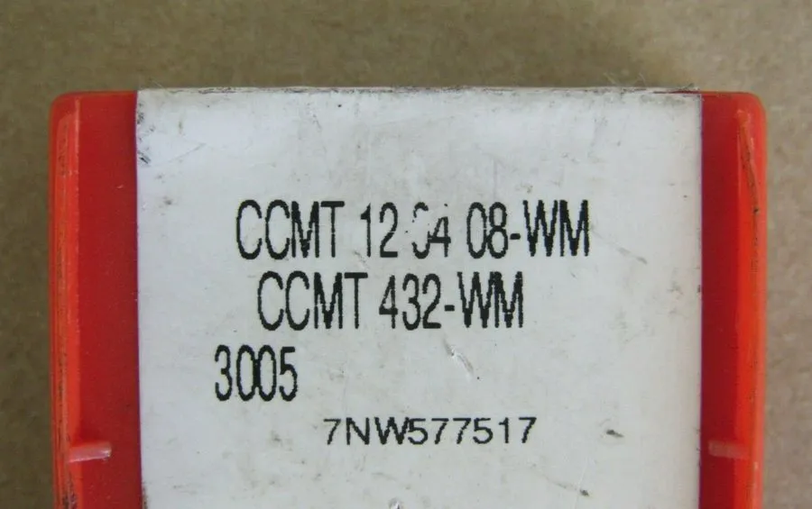 Режущий инструмент SANDVIK CARBIDE INSERT CCMT 12 04 08-WM CCMT 432-WM GRADE 300