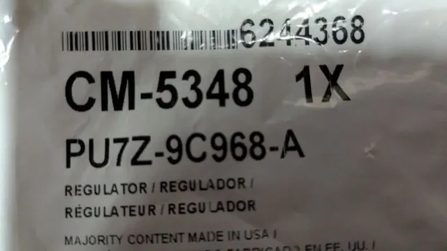 Трубопроводная арматура Genuine Ford Pressure Regulator PU7Z-9C968-A