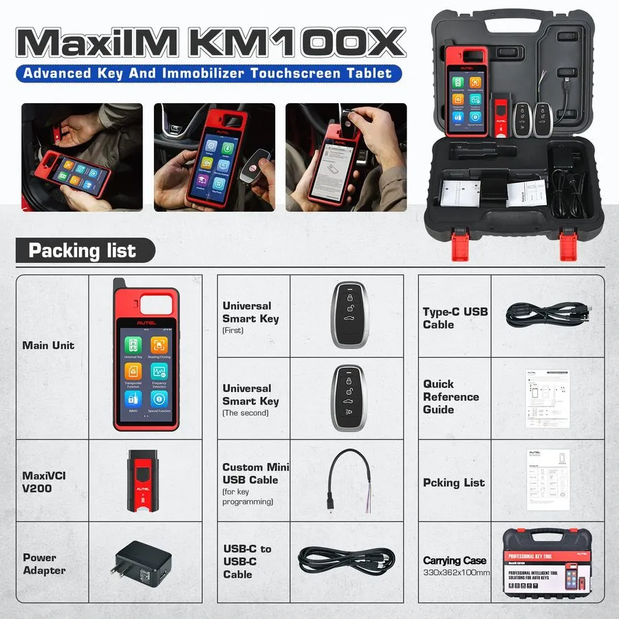 Диагностический сканер 2026 Autel MaxiIM IM508S IMMO Key Programming Tool All Sy — фото лота 2