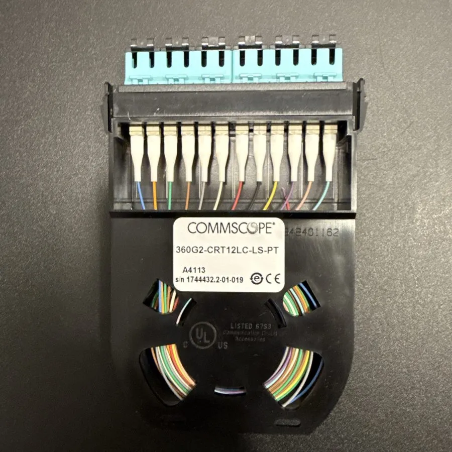 Оптическая кассета COMMSCOPE 360G2 Cartridge 12LC-LS-AQ-Pigtails MM Cassette OM4