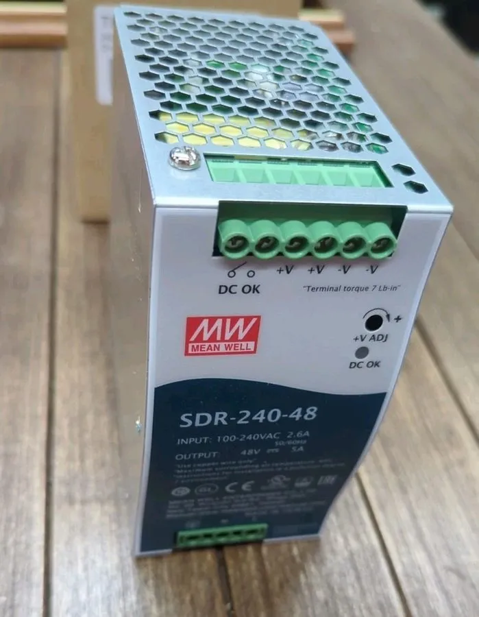 Блок питания MEAN WELL SDR-240-48 240W/5A DIN-Rail 48VDC Industrial Power Supply