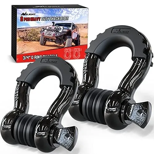 Такелажная скоба 90052B 3/4" D-Ring Shackle 4.75 Ton (9500 Lbs) Capacity with 7/