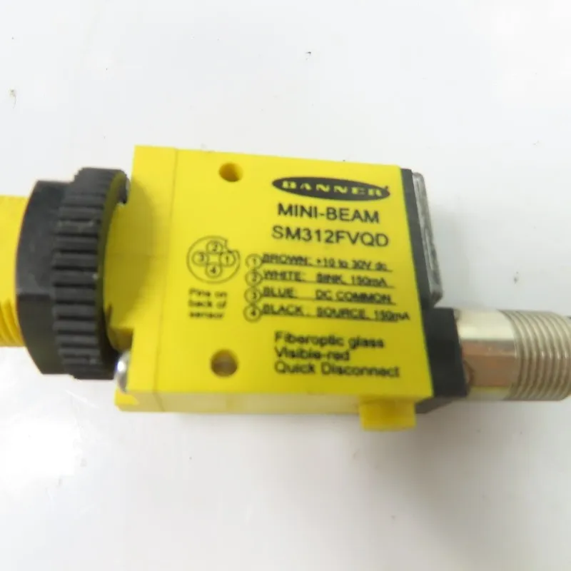 Фотоэлектрический датчик Banner 26990 SM312FVQD Mini-Beam Photoelectric Sensor 1