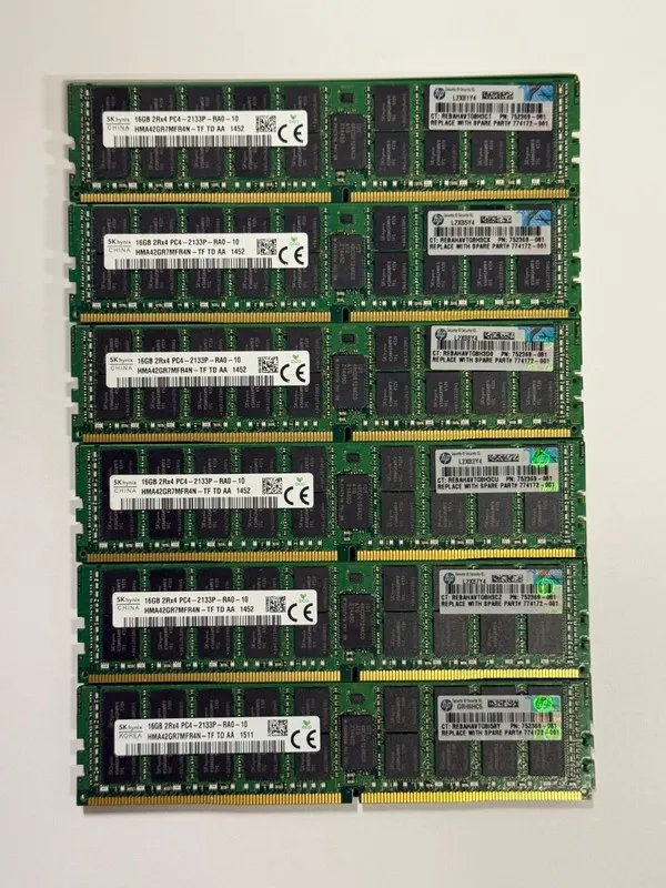 Модуль памяти 16GB SK Hynix DDR4-2133P ECC 2Rx4 SERVER RAM PC4-2133P-RA0-10