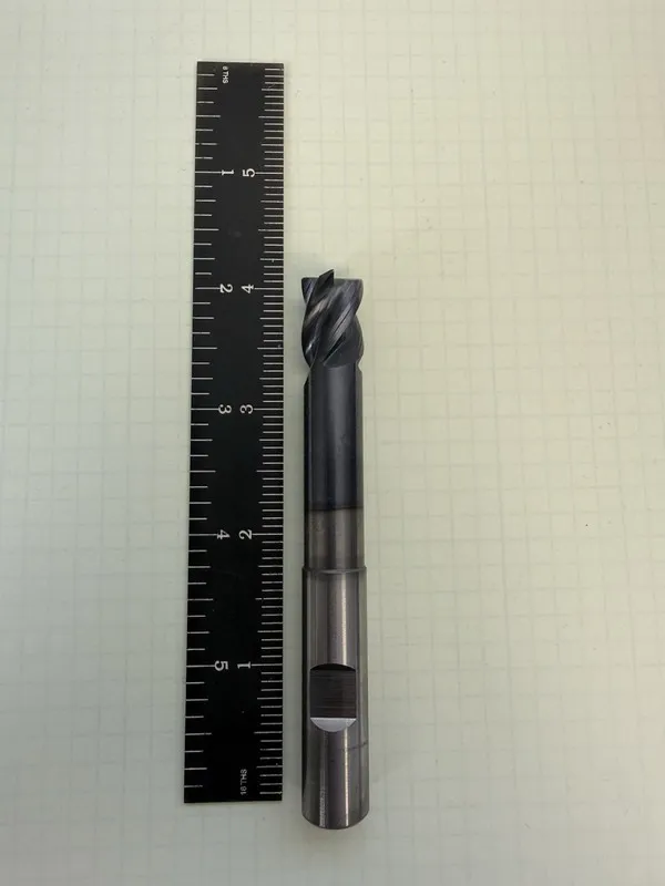 Режущий инструмент Kennametal H1TE4RA0500N063HBR030 1/2” Carbide Endmill 6767854 — фото лота 1