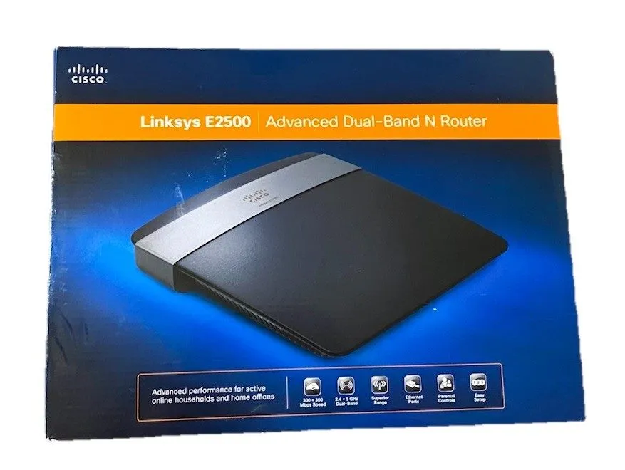 Маршрутизатор Cisco Linksys E2500 Wireless N Dual Band 4-Port Router