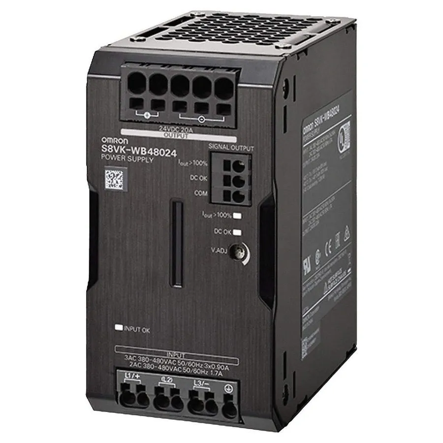 Блок питания OMRON S8VK-X12024-EIP Power Supply,DIN Rail Mount,120 W,5 A 803VK1 — фото лота 1
