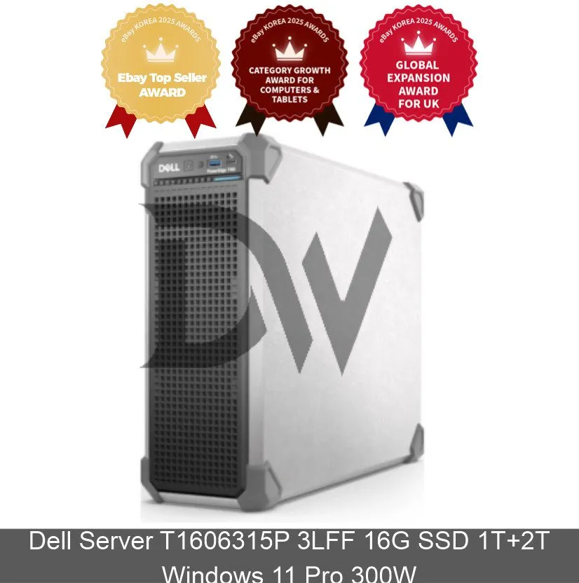 Сервер Dell Server T1606315P 3LFF 32G 4T WIN2025 Standard 300W Server Computer