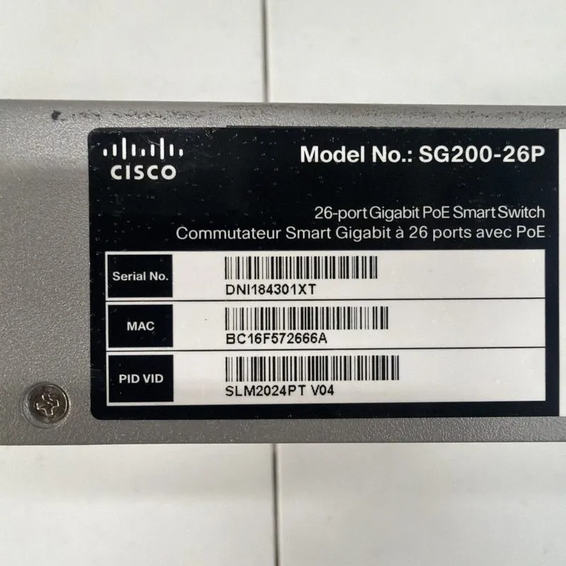 Коммутатор Cisco SG350X-24-K9 V01 24-Port Gigabit Stackable Managed Switch — фото лота 4