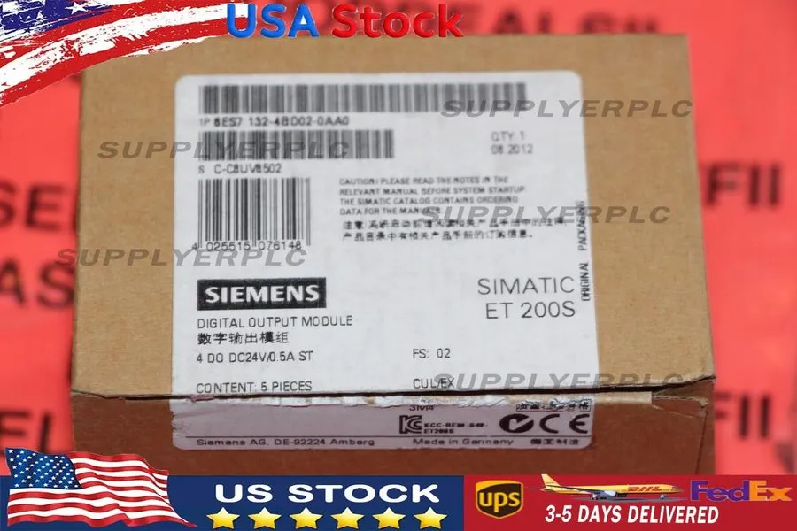 Модуль ввода-вывода 6ES7132-4BD02-0AA0 Siemens ET 200S Digital Output 24 V DC / 