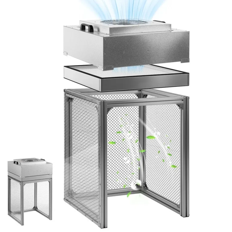 Ламинарный бокс Vertical Laminar Flow Hood Air Flow Clean 23.6x23.6x29.1in Workb
