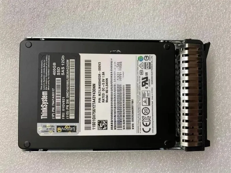 Сервер Lenovo ThinkSystem 400GB 7N47A00117 01GV821 SAS 2.5" SFF 12Gb Server SSD